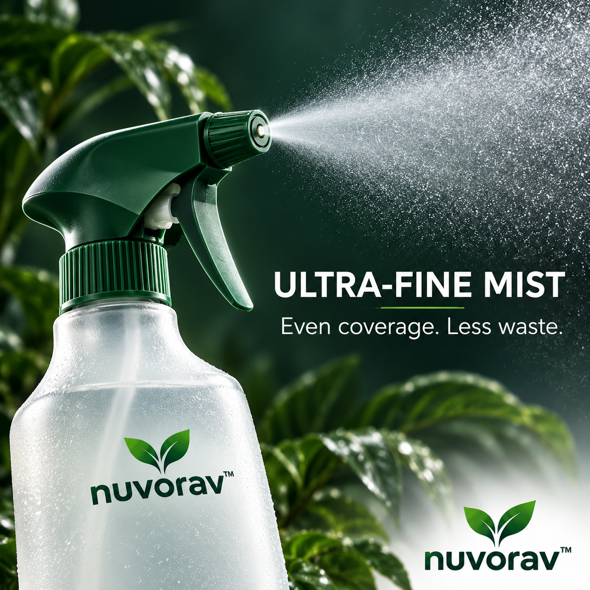 Nuvorav™ Plant Mister Spray Bottle, Featuring Adjustable Spray Nozzle and 500mL Capacity for Plant Care