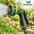 Nuvorav™ Multifunctional Garden Hose Nozzle with 8 Spray Modes, Ergonomic Grip & Leak-Resistant Connector for Lawn, Garden, Car Wash & Outdoor Cleaning