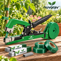 Nuvorav™ Garden Plant Tying Tool, Quick Plant Binder for Vines, Flowers, Vegetables and Fruit Plants, One-Hand Operation Plant Support Tool for Faster Gardening
