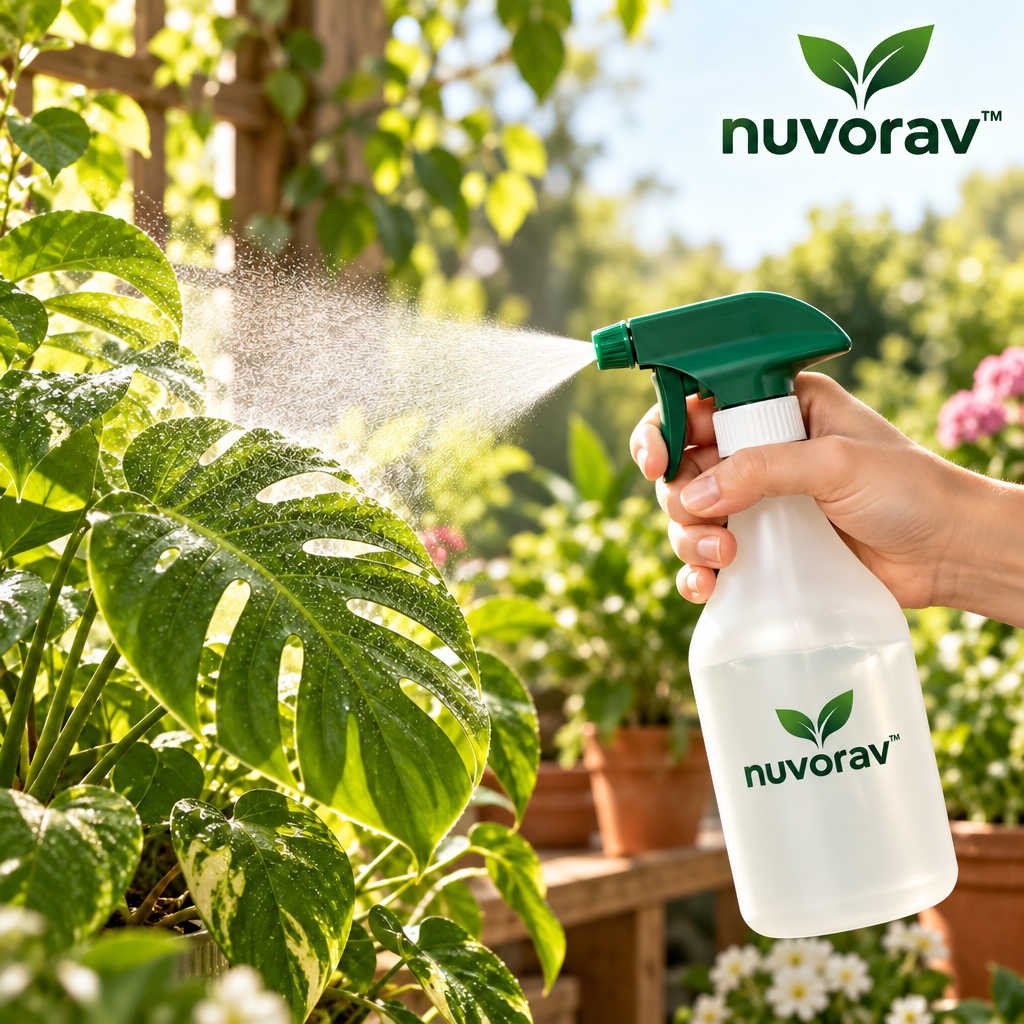 Nuvorav™ Plant Mister Spray Bottle, Featuring Adjustable Spray Nozzle and 500mL Capacity for Plant Care